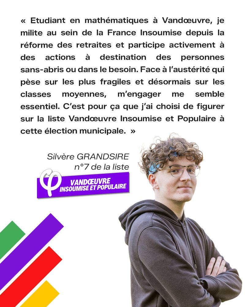 Présentation de Sylvère — 7e de liste